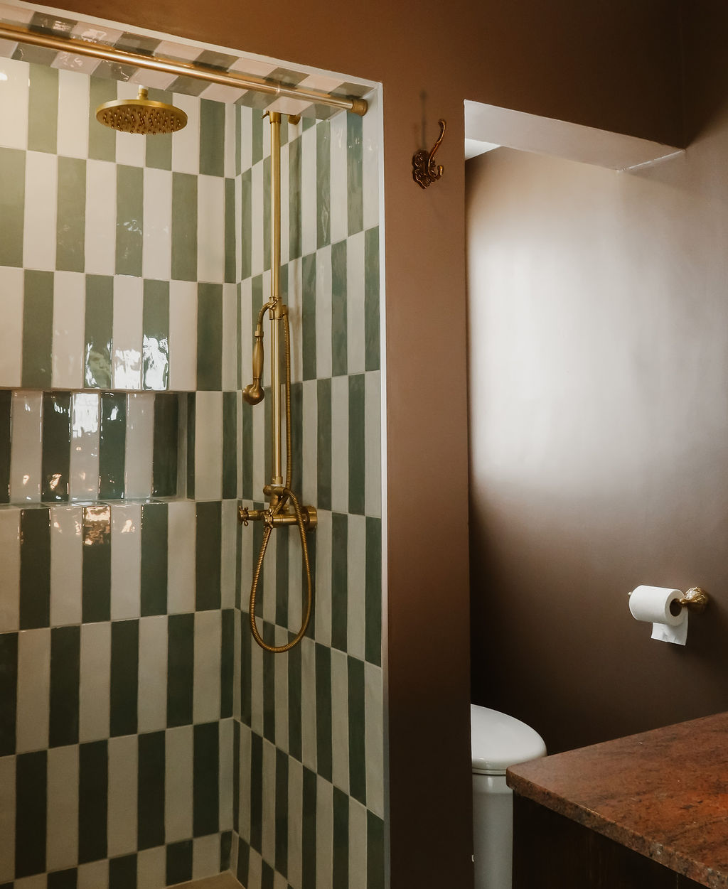The Green Room, a gut-renovated bathroom in Highlands, Denver