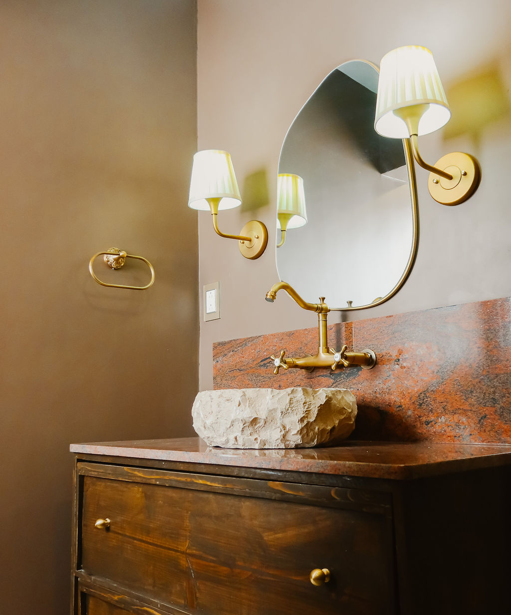 The Green Room, a gut-renovated bathroom in Highlands, Denver